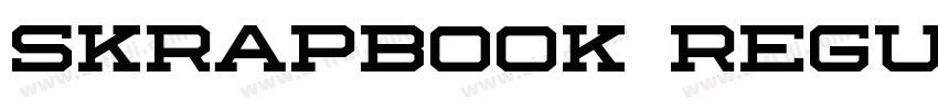 Skrapbook Regular字体转换 Skrapbook Regular字体转换